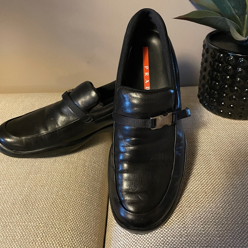 PRADA black loafer